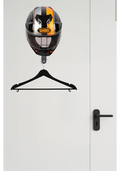 Metal Kask Askılığı, Motosiklet, Bisiklet ve Scooter Uyumlu, Duvar Montajlı, Sağlam Yapı fırsatları