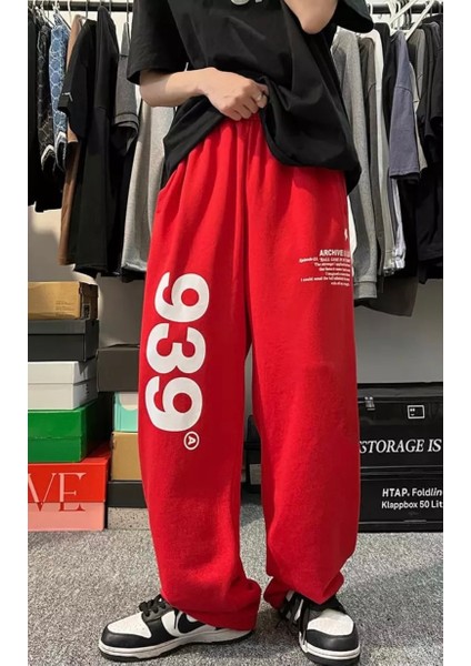 Punıx Özel Tasarım Baggy Bol Paça 939 Sokak Stili Kalın Kışlık Erkek Eşofman Altı