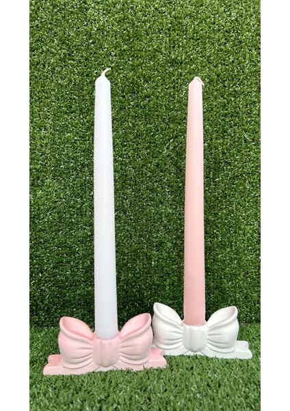 2'li Fiyonk Şamdan Set , Mumluk , Pinterest Model Şamdan Mumluk - Pembe modelleri