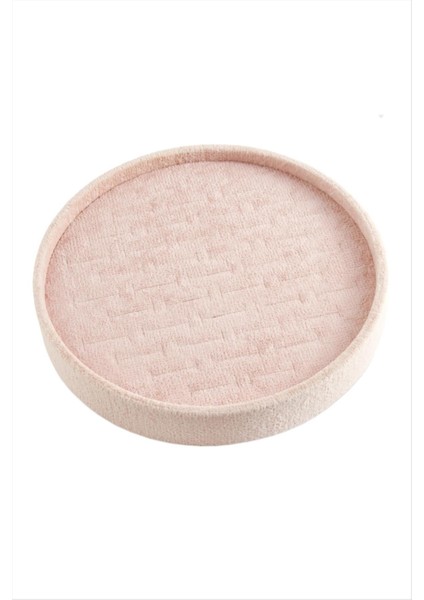 Resveq Yuvarlak Ahşap Anfora Kumaş Yüzüklük 20 Cm-Açık Pembe fiyatları