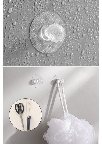 ® 2 Adet Kristal Kendiliğinden Güçlü Yapışkanlı Kulp Askısı Tutma Kolu modelleri