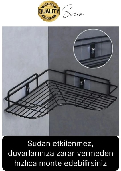 2 Adet Süper Güçlü Kendinden Yapışkanlı Tutunabilen Çok Amaçlı Çerçeve Tablo Banyo Duş Mutfak Askı B