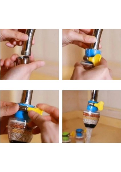 Turboflex Su Tasarruflu Musluk Başlığı Aparatı Mutfak Batarya Ucu Aparat Boncuklu Perlatör 2 Yıl Tr indirimleri