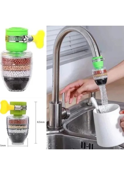 Turboflex Su Tasarruflu Musluk Başlığı Aparatı Mutfak Batarya Ucu Aparat Boncuklu Perlatör 2 Yıl Tr