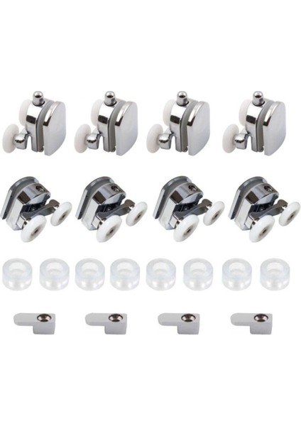 Duşakabin Tekerleği Yaylı 4 Adet Alt 4 Adet Üst Set Tr