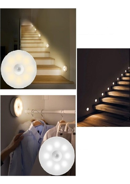 3'lü Eko Paket Şarjlı Kabinet Sensörlü Mıknatıslı CT-5180 3'lü Gün Işığı G53 LED Ampul 1 Watt Yok Cn fırsatları