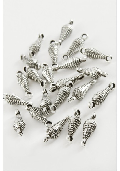 Resveq Küçük Noktalı Tesbih Püskül Ara Aparatı 50 Gram-Gümüş Rengi fiyatları