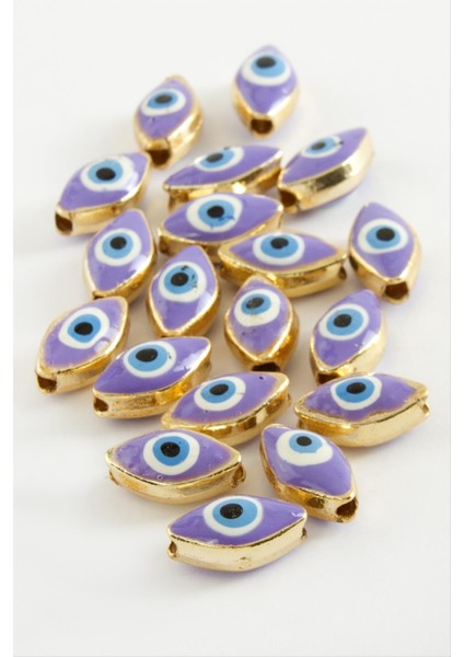 Resveq Göz Mineli Bileklik ve Kolye Ucu Aparatı 1 Adet-Lila fiyatları