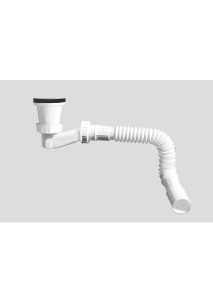 YT58 Körüklü Duş Teknesi Gider Sifonu-Adaptör Conta Hediyeli Tesisat Malzemeleri