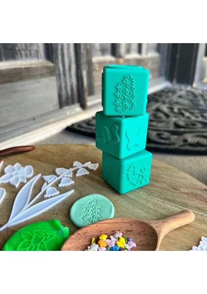 Hamur Stamper Cube - Bahçe Arkadaşları Oynayın (Özelleştirilebilir Tasarım) fırsatları