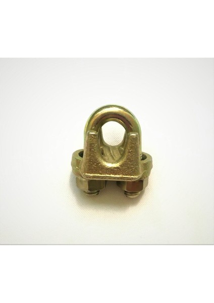 Çelik Halat Galvanizli A Tipi Klemens 10 mm 1 Adet Vida