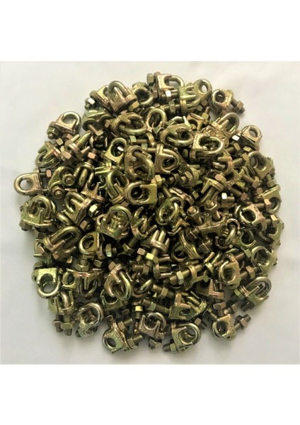 Çelik Halat Galvanizli A Tipi Klemens 10 mm 1 Adet Vida modelleri