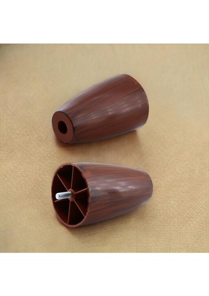 Mobilya Yükseltici Kanepe Ünite Koltuk Ayağı Baza Ayakları Ceviz Desen Plastik Ayak 12 cm 4 Adet Kah indirimleri