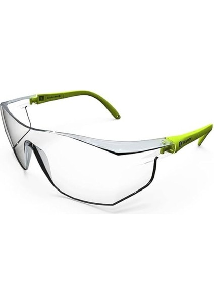 Beyaz Camlı Koruyucu Çapak Labaratuvar Gözlüğü Şeffaf Koruyucu Gözlük