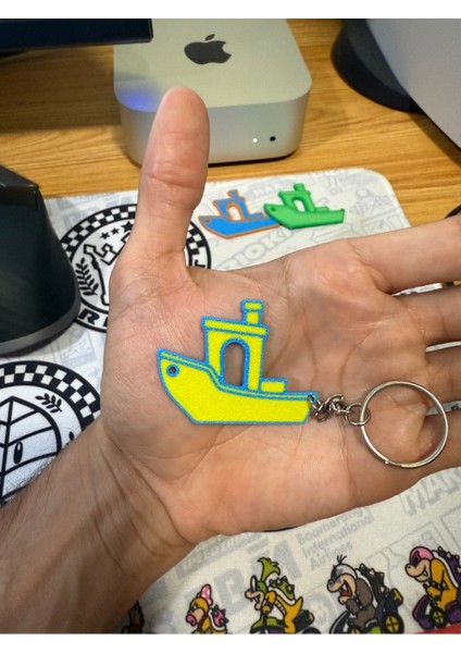 3D Benchy Anahtarı (Özelleştirilebilir Tasarım) modelleri