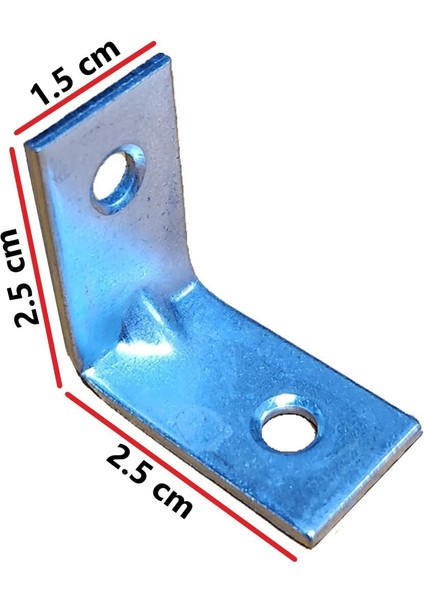 1.5x2.5x2.5 Mobilya Dolap Köşe Bağlantı L Demir Gönye Sabitleme 5 Adet Mobilya Bağlantı Elemanları M fiyatları