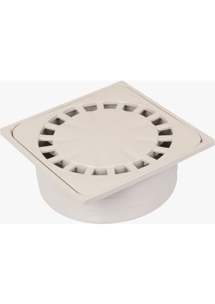 Yer Sifonu / Çamur Sifonu 25X25CM 100'LÜK Alttan Çıkışlı Lavabo Sifonu