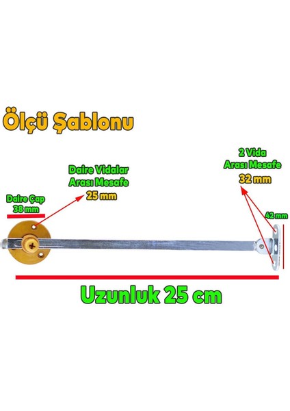 Düşer Kapak Makası Frenli Dolap Çekmece Metal 25 cm Sessiz Açma Kapama Amortisör Piston Bar 2 Adet M fiyatları