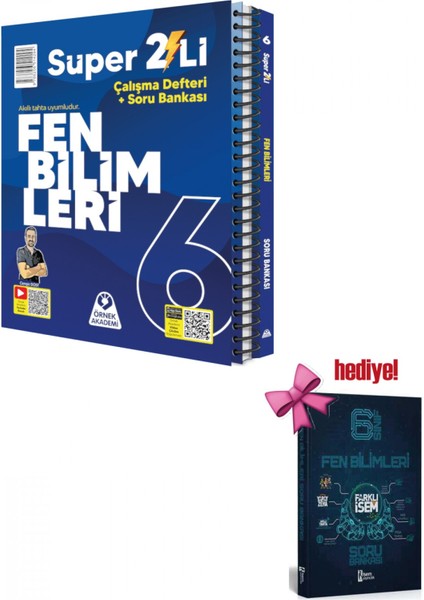 Örnek Akademi 6. Sınıf Süper Ikili Fen Bilimleri Seti + Fen Bilim