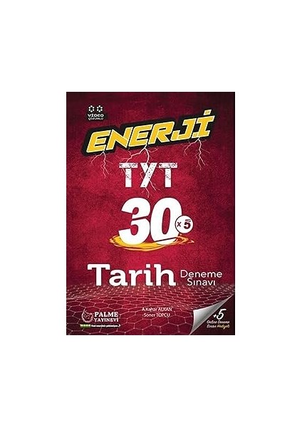 Palme 2021 Enerji Tyt 30X5 Tarih Deneme Sınavı + Yapışkanlı Not Kağıdı