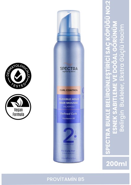 Bukle Belirginleştirici Saç Köpüğü No:2 – Esnek Sabitleme ve Doğal Görünüm