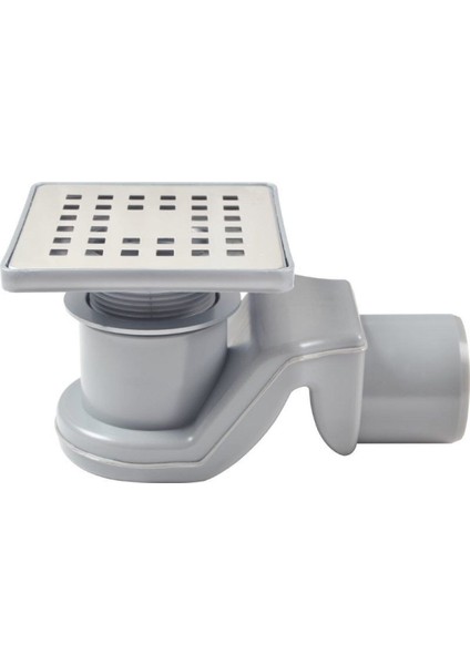 Twisty 10X10 Kare Izgaralı Yer Süzgeci Ø50 Çap 1041-0575022-11 Tesisat Malzemeleri