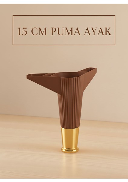 Imt Aksesuar Puma 15 cm Mobilya Kanepe Tv Ünitesi Kosol Dolap Komidin Ayağı modelleri