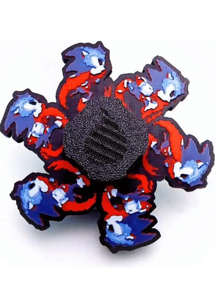 Sonic Zoetrope Spinner (Açıklama Açıklama) (Özelleştirilebilir Tasarım)