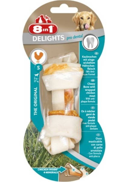 Delights Pro Dental Köpekler Için Ağız Bakım Kemiği (S) 35GR