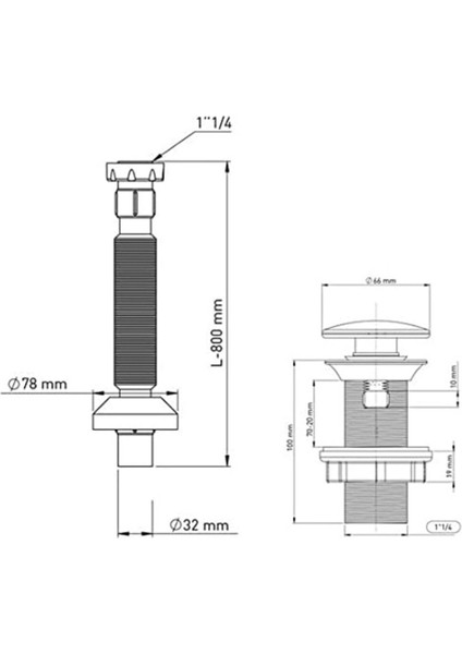 YT76 Taşmalı Bas Aç Krom Kapaklı Körüklü Lavabo Sifonu Beyaz Lavabo Sifonu modelleri