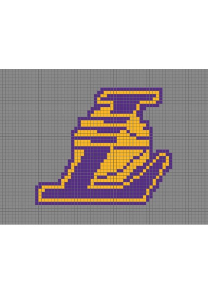Los Angeles Lakers Pixel Bulmaca modelleri
