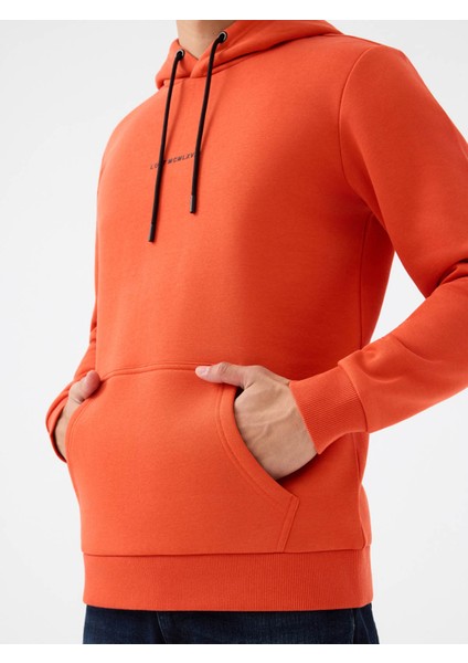 Regular Fit Turuncu Erkek Sweatshirt LF2034269 fırsatları