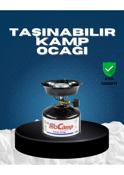 Resveq Kamp Ocağı Seti Taşınabilir Tüp ve Denge Aparatlı
