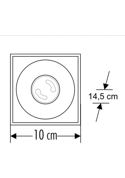 Tapled Aydınlatma CT-5420 Foça 7 Watt Ledli Siyah Platin Renk Sıva Üstü Dekoratif Spot LED 7 Watt fırsatları