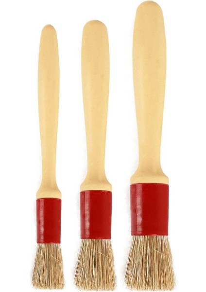 3'lü No: 6-8-10 Ayakkabı Yapıştırıcı Sürme Fırça Seti Tr