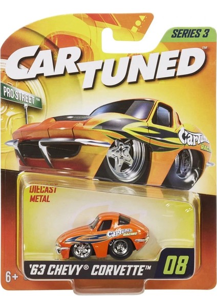 Cartuned S3 1963 Chevy Corvette Stingray - Turuncu Pro Street Araba