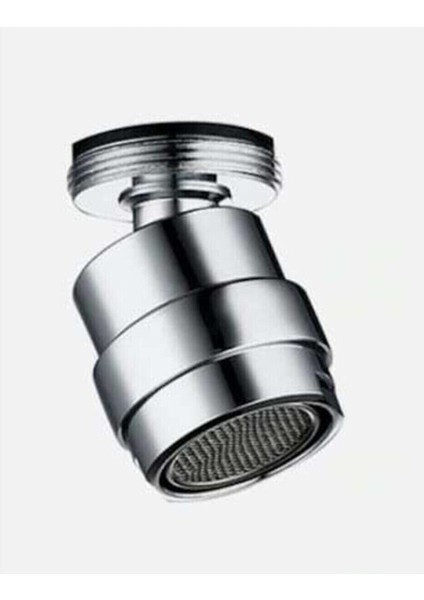 Lüx Oynar Başlıklı Dış Dişli Perlatör Mutfak Lavabo Başlığı 360 Derece Döner Musluk Ucu Tasarruflu 2