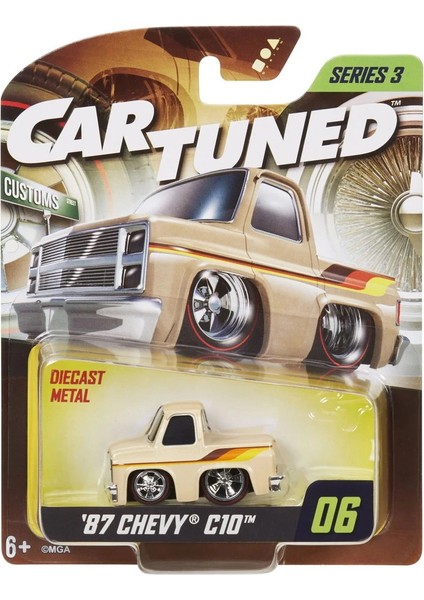 Cartuned S3 1987 Chevy C10 - Krem Rengi Custom Araba