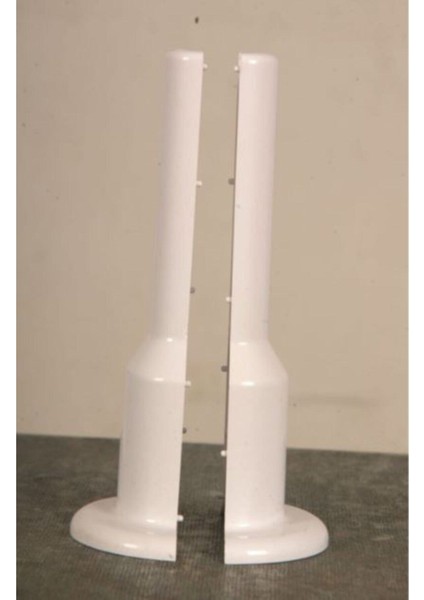 Marka Tekli Havlupan-Petek-Radyatör Boru Gizleme Aparatı Beyaz Gider Borusu