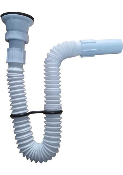 Körüklü Lavabo Sifonu Hortum Çıkışlı 32 Lik Lavabo Sifonu Tr