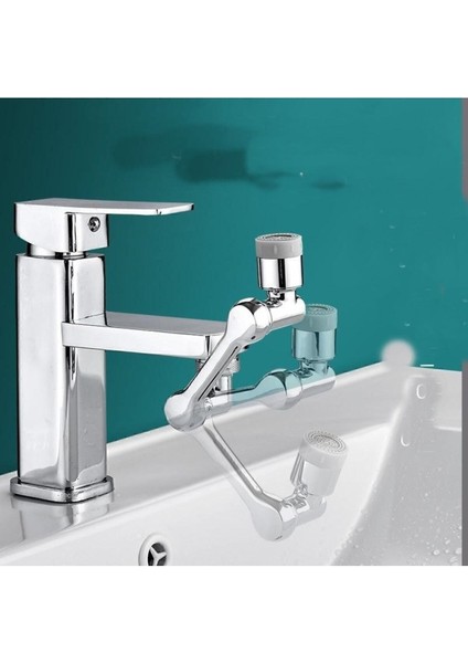 1080 Derece Dönebilen Robotik Kol Musluk Başlığı - Musluk Uzatma Aparatı Ucu 2 Yıl Renkli indirimleri