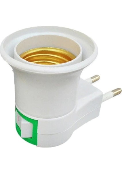 Yüksek Kaliteli E27 Anahtarlı Duvar Tipi Şık Lamba Duyu Lamba Tutucu