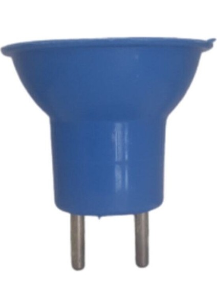 Fişli Duy E27 Renkli Duy Fiş ve Mavi Renk