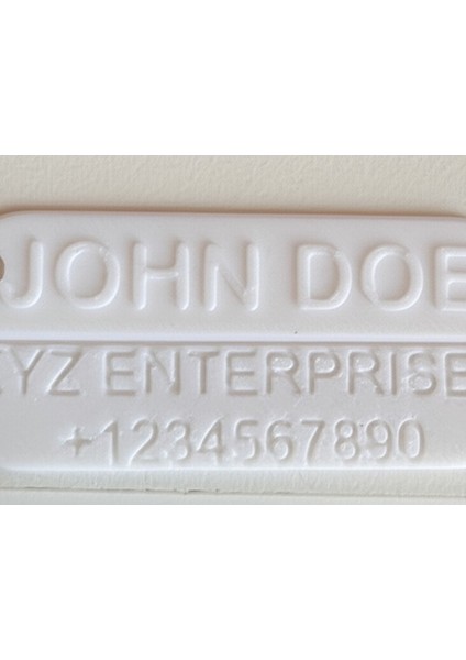 Baş Harflerinizle Anahtar Kart