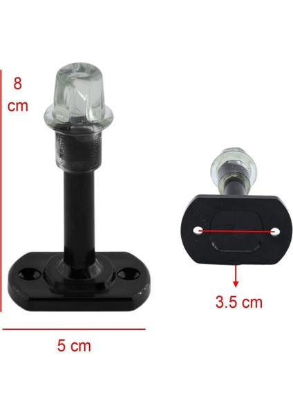 Parlak Siyah Plastik Kapı Pencere Tampon 8 cm Vidalı Duvar Koruyucu Silikon Stoper 10 Adet fiyatları