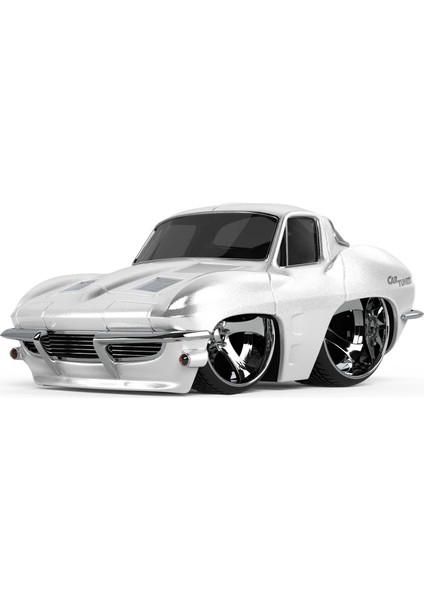 Cartuned S2 1963 Chevy Corvette Stingray - Beyaz Muscle Araba fiyatları