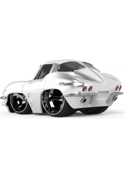 Cartuned S2 1963 Chevy Corvette Stingray - Beyaz Muscle Araba modelleri