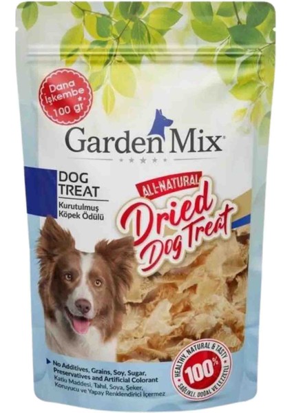 Kurutulmuş Dana Işkembe Köpek Ödülü 100GR