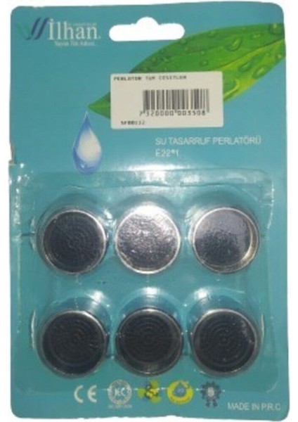 Perlatör Dış Dişli Tasarruflu Musluk Ucu 6 'lı 2 Yıl