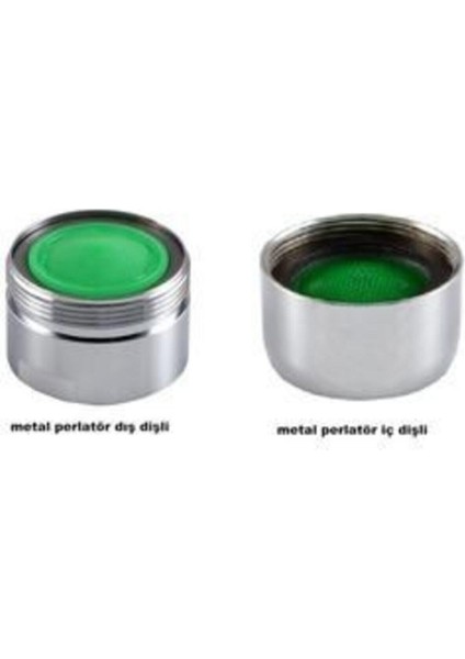 Perlatör Dış Dişli Tasarruflu Musluk Ucu 6 'lı 2 Yıl modelleri